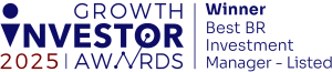 Growth Investor Awards 2025 Winner | Best BR Investment Manager – Listed